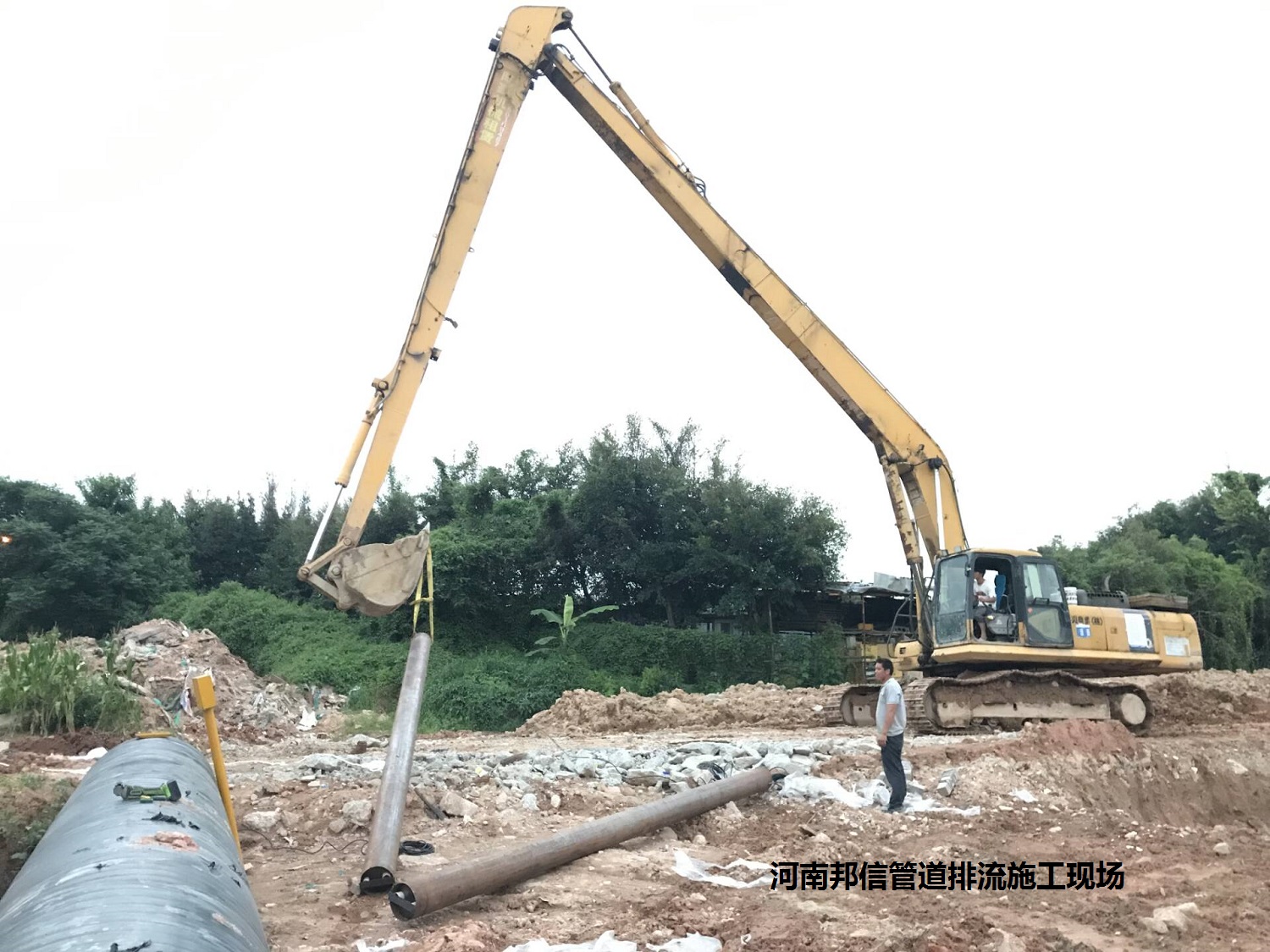 集美污水處理廠尾水排海管項目外加電流陰極保護施工